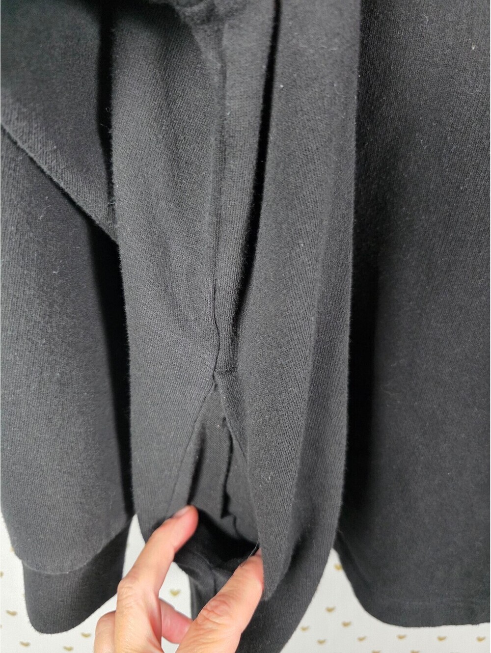 Victoria's Secret PINK LOVE Hoodie Jogger Set Black CAMPUS ORIGINALS XXL 2XL - Picture 5 of 8